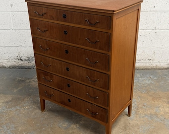 Willett Dresser Cherry Columns Chest Designer - Etsy
