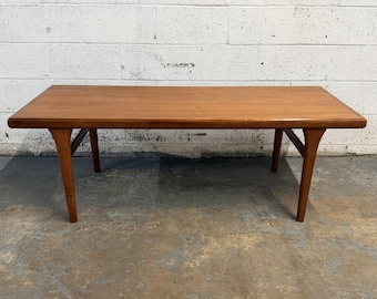 Vintage Ikea ÅNES White Rolling Side Table Designed by Ehlen