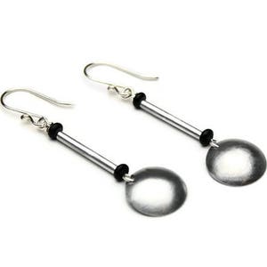 Sterling Silver Domed Earrings