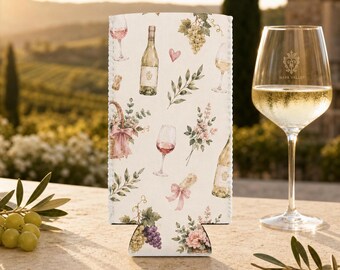 Napa Bachelorette Slim Can Cooler Wine Country Girls Trip Party Favor Vineyard Bach Drink Sleeve Bridal Shower Gift