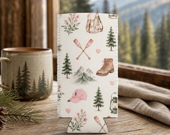 Mountain Bachelorette Slim Can Cooler Lake Tahoe Denver Girls Trip Party Favor Mountain Bach Drink Sleeve Bridal Gift