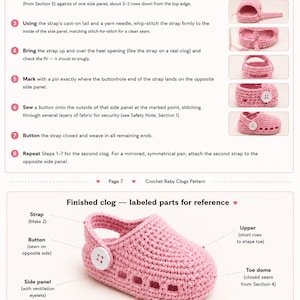 Handmade crochet baby clogs with soft soles, easy DIY sandal and bootie design for infants, digital download pattern.