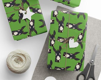 Funny Mule Wrapping Paper: Humorous Donkey Gift Wrap
