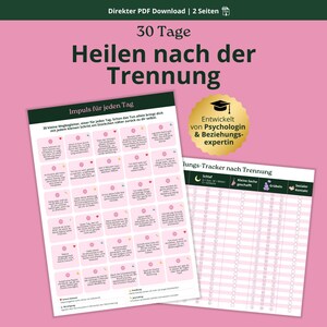 Breakup Recovery Journal 30 Day Heartbreak Healing Tracker No Contact Self Care Printable Moving On After Breakup Psychology Based