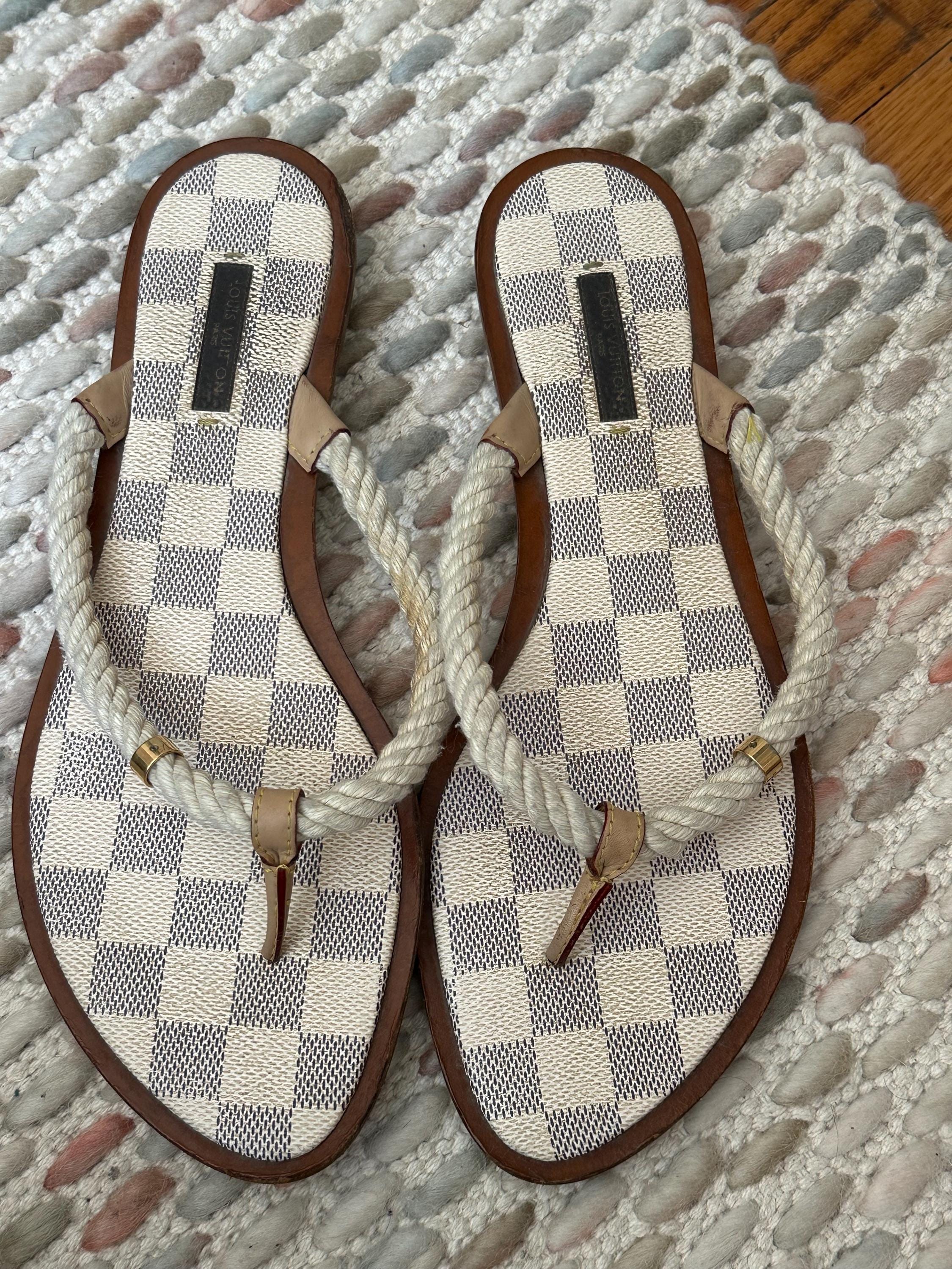Louis Vuitton Flip Flops - Etsy Canada display picture 3
