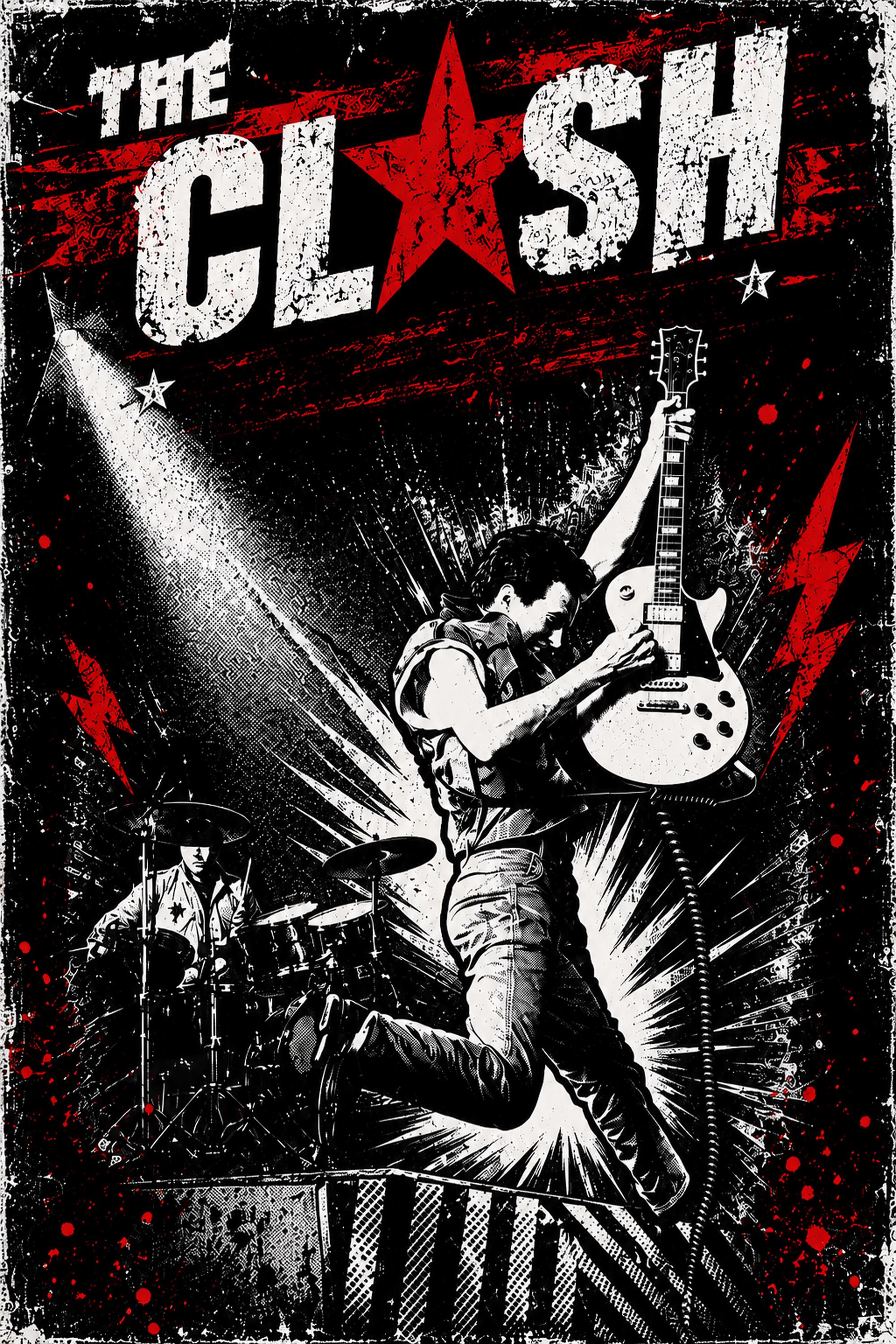 The Clash Concert Poster - Etsy Canada