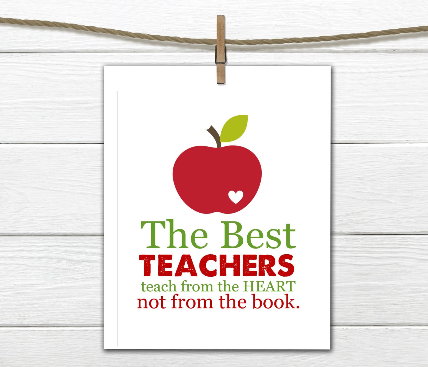 Perfect last minute gift for that special teacher. 