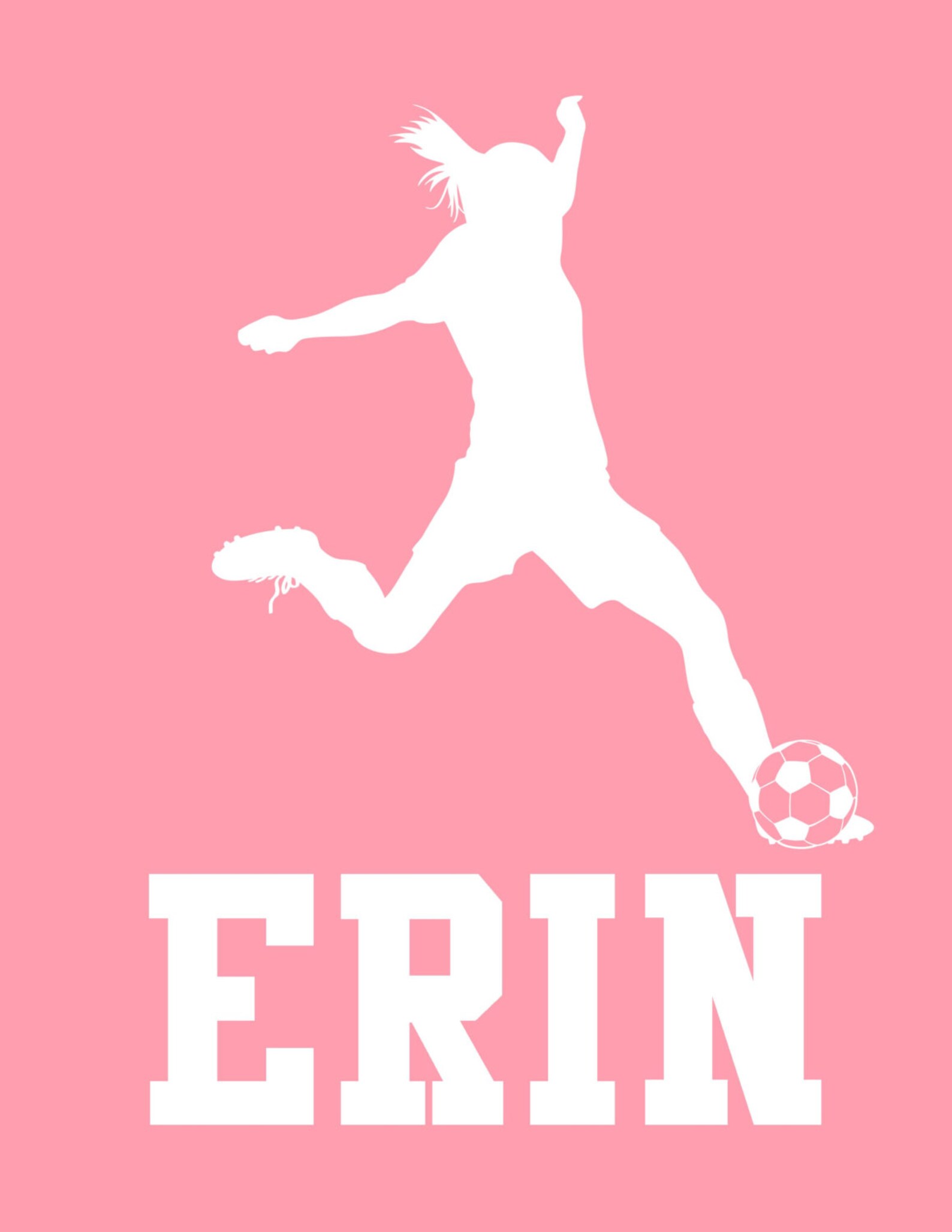 Soccer Word Art Print 2 Piece Set Custom Colors and Sizes | Etsy