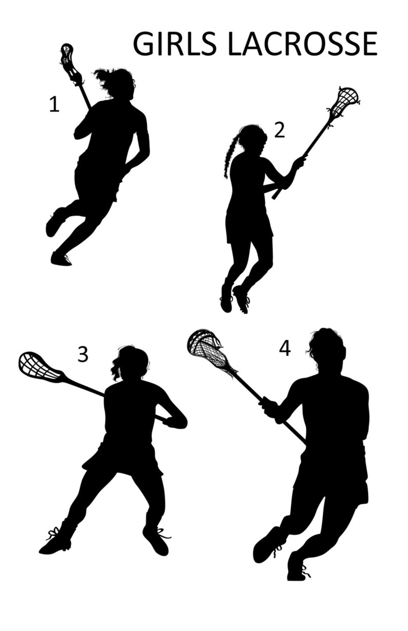 LACROSSE Word Art Print 2 Piece Set Custom Colors and Sizes Etsy