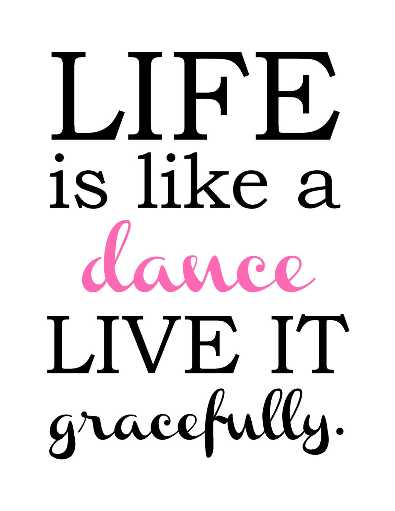 ballet wall art - polka dots - ballerina prints - set of 3
