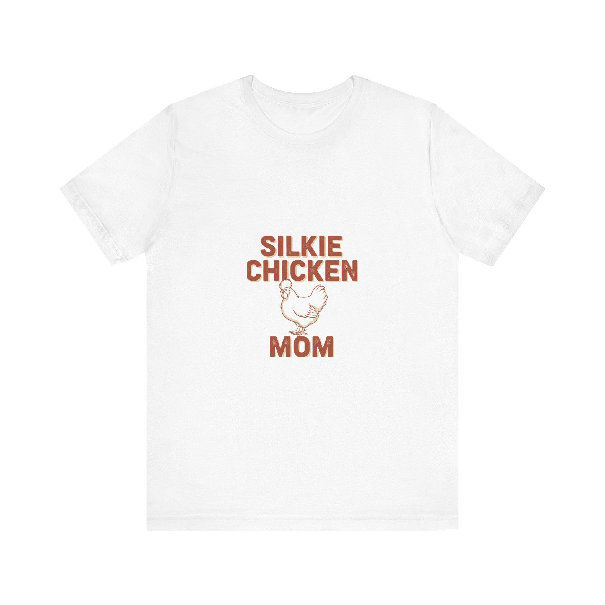 Silkie Chicken Mom Shirt | Fluffy Chicken Lover Gift | Silkie Mama Retro Vintage Tee | Hen Keeper