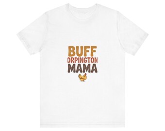 Buff Orpington Mama-shirt, cadeau kippenhouder, retro T-shirt ras