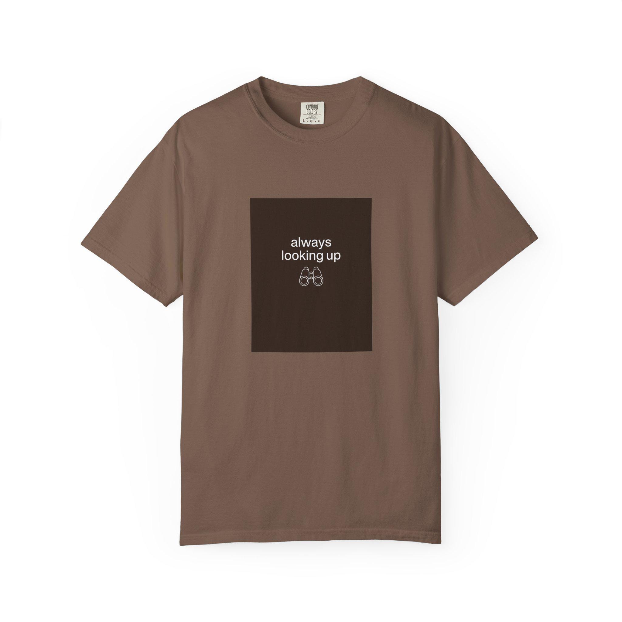 Always Looking Up Bird Watcher Shirt | Minimalist Birding Tee | Bird Lover Gift | Cottagecore Apparel