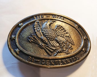USA Vintage 1976 Bi-Centennial Western Schnalle