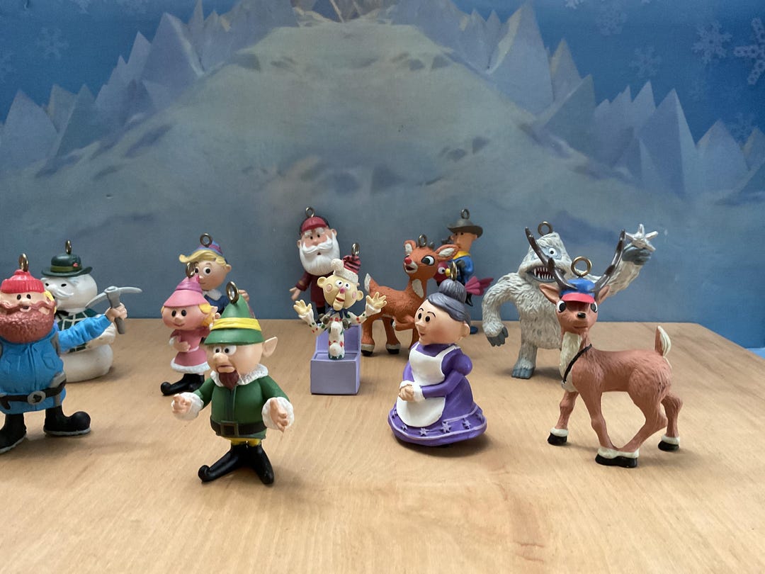 Vintage Rudolph the Red Nosed Reindeer Ornaments - Etsy