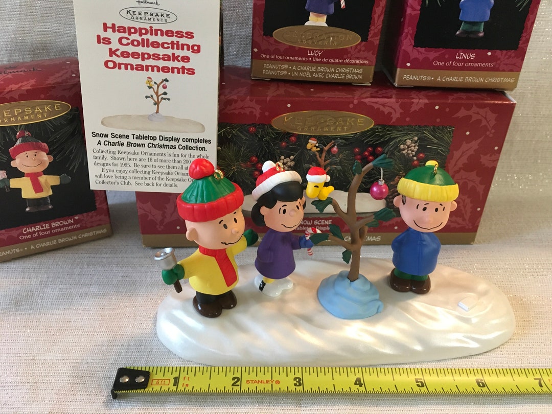 Vintage Charlie Brown Christmas Ornaments 
