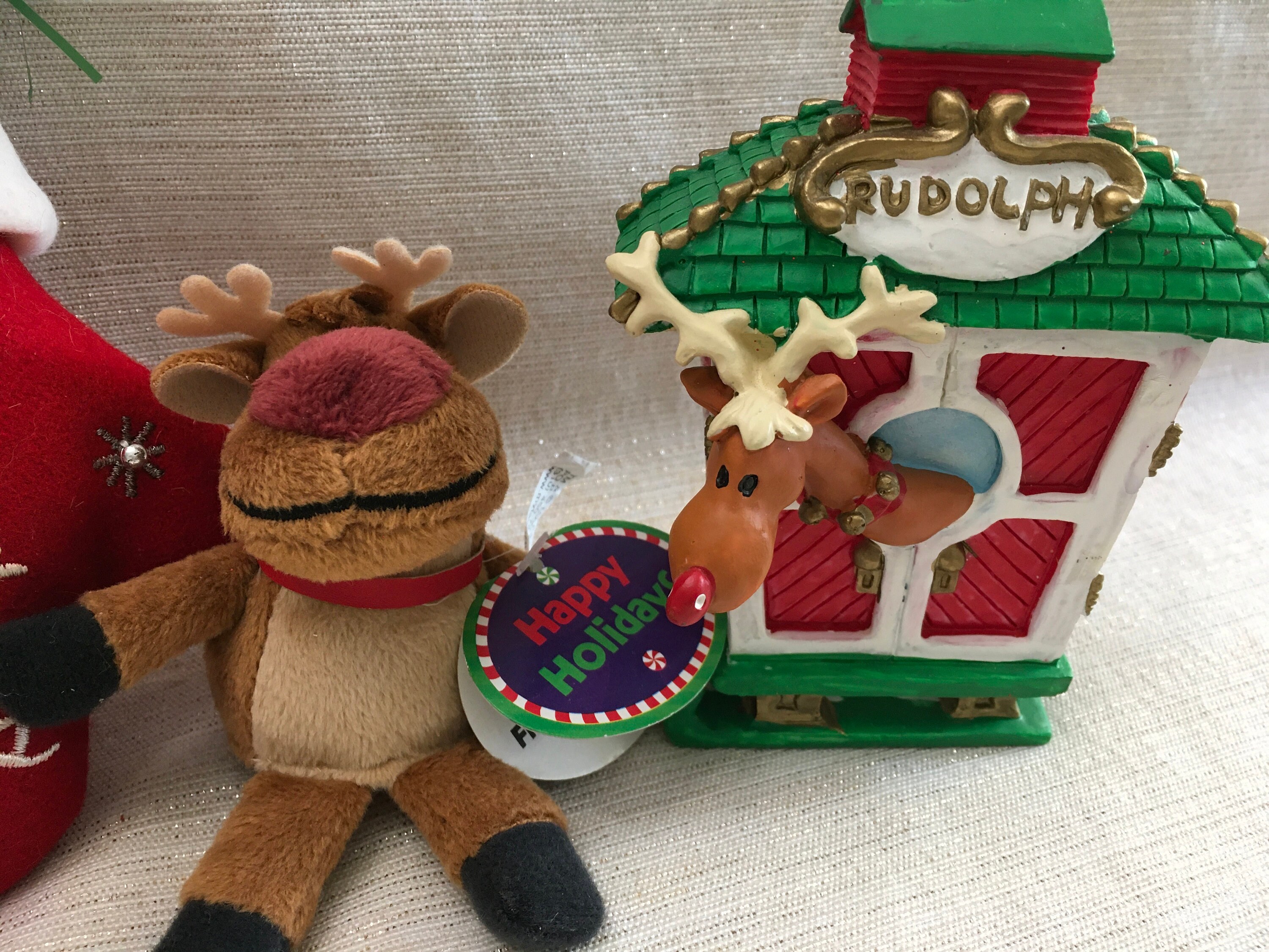Rudolph the Red-nosed Reindeer Ornaments - Etsy