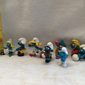 Vintage Smurf Figure Lot