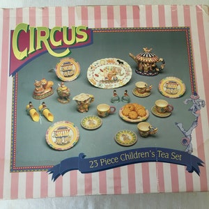 Vintage Circus Tea Set