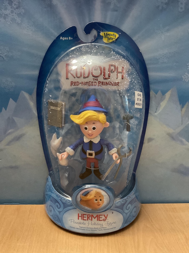 Vintage Rudolph the Red-nosed Reindeer Figures New in Box! - Etsy