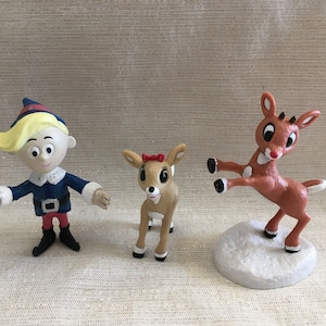 Rudolph the Red Nosed Reindeer Figures