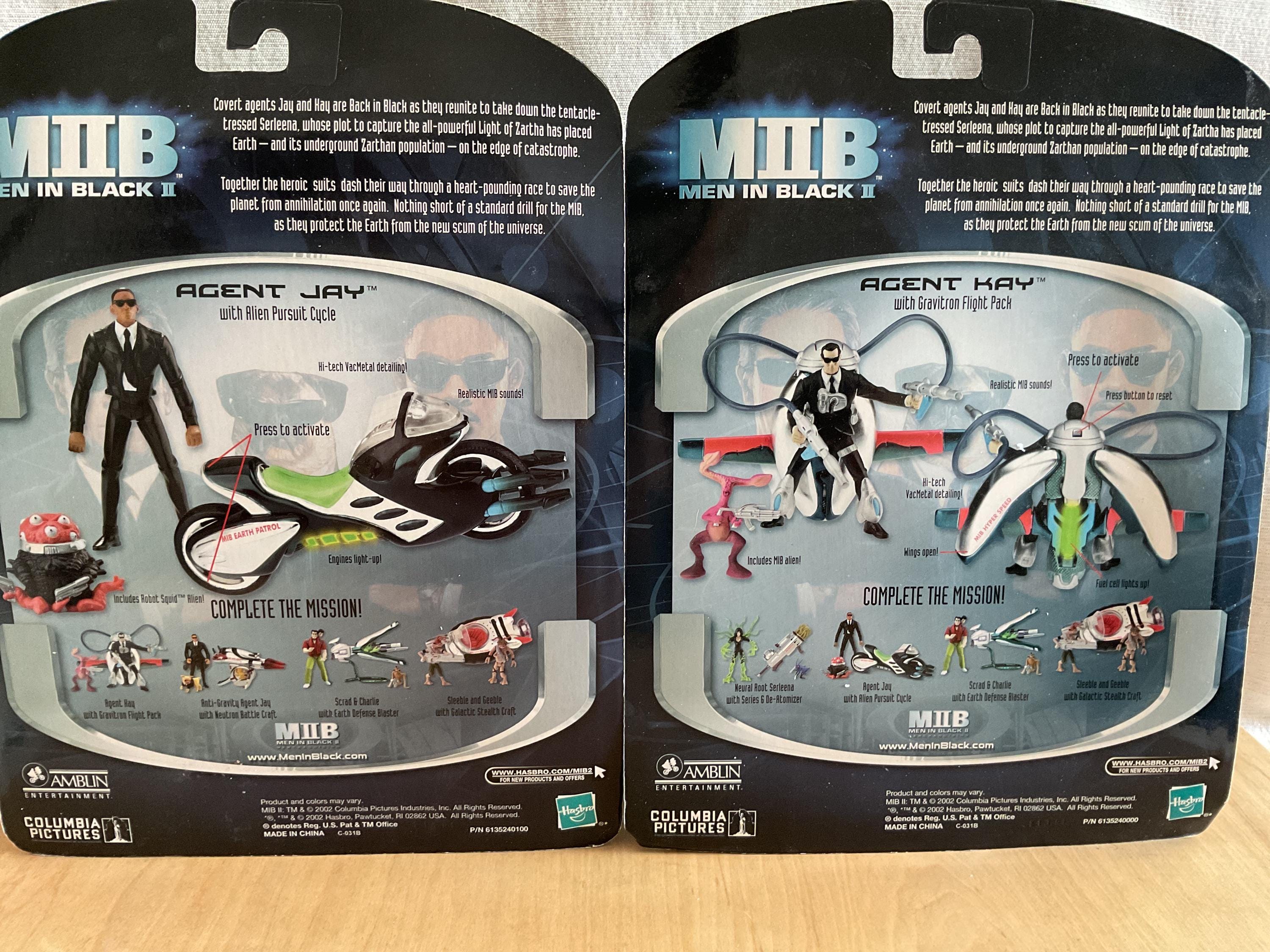 Men in Black II Agent Jay フィギュア Men in Black 2 Movie Talking 12” Agent Jay, Hasbro MIB Will