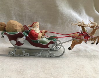 Vintage Hallmark Santa’s Midnight Ride Decoration