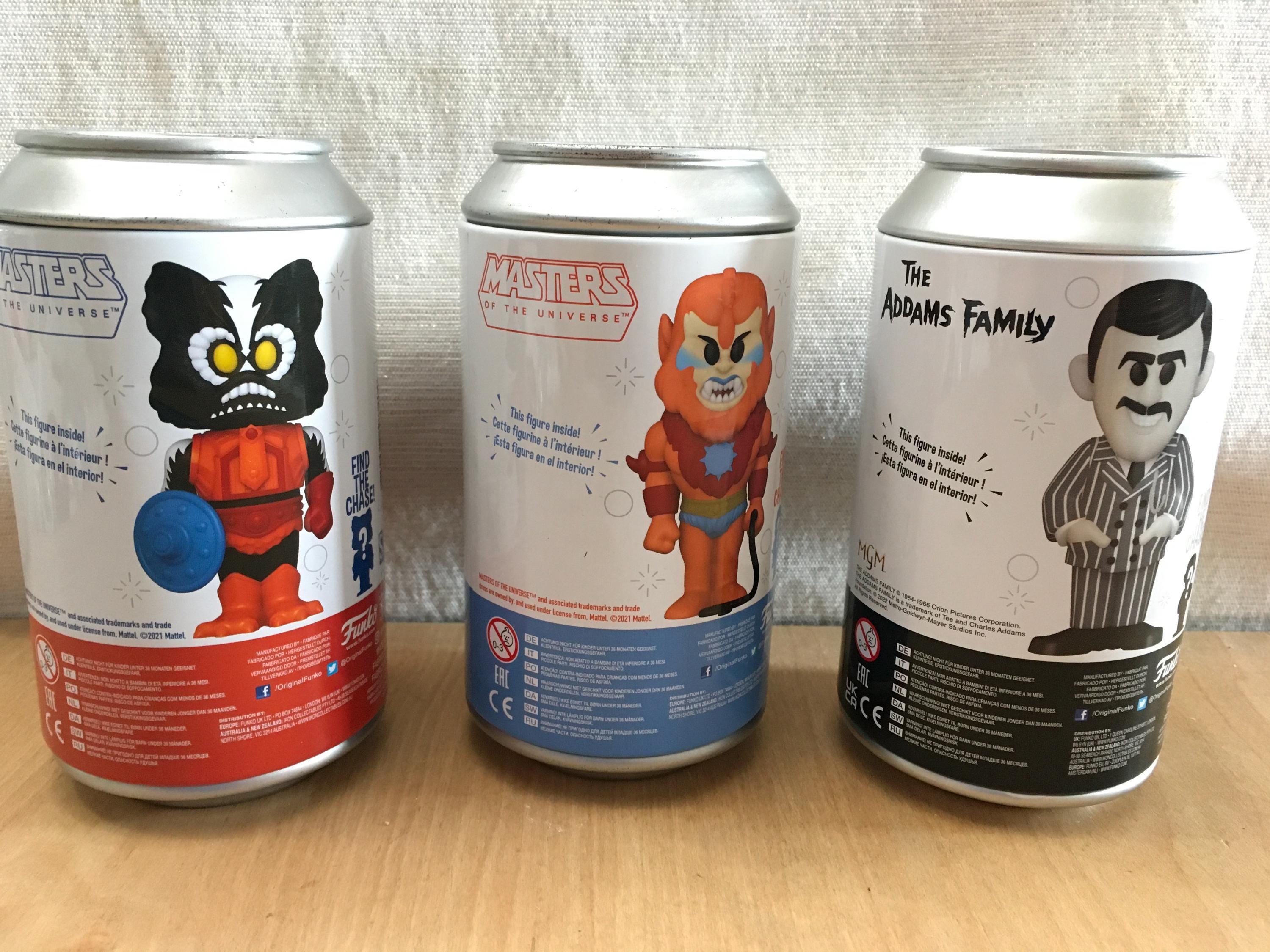 Funko Pop Soda Figures Stinkor, Beast Man and Gomez Addams - Etsy