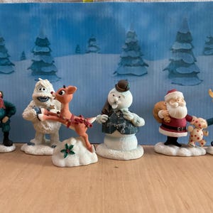 Vintage Rudolph the Red-Nosed Reindeer Enesco Figures