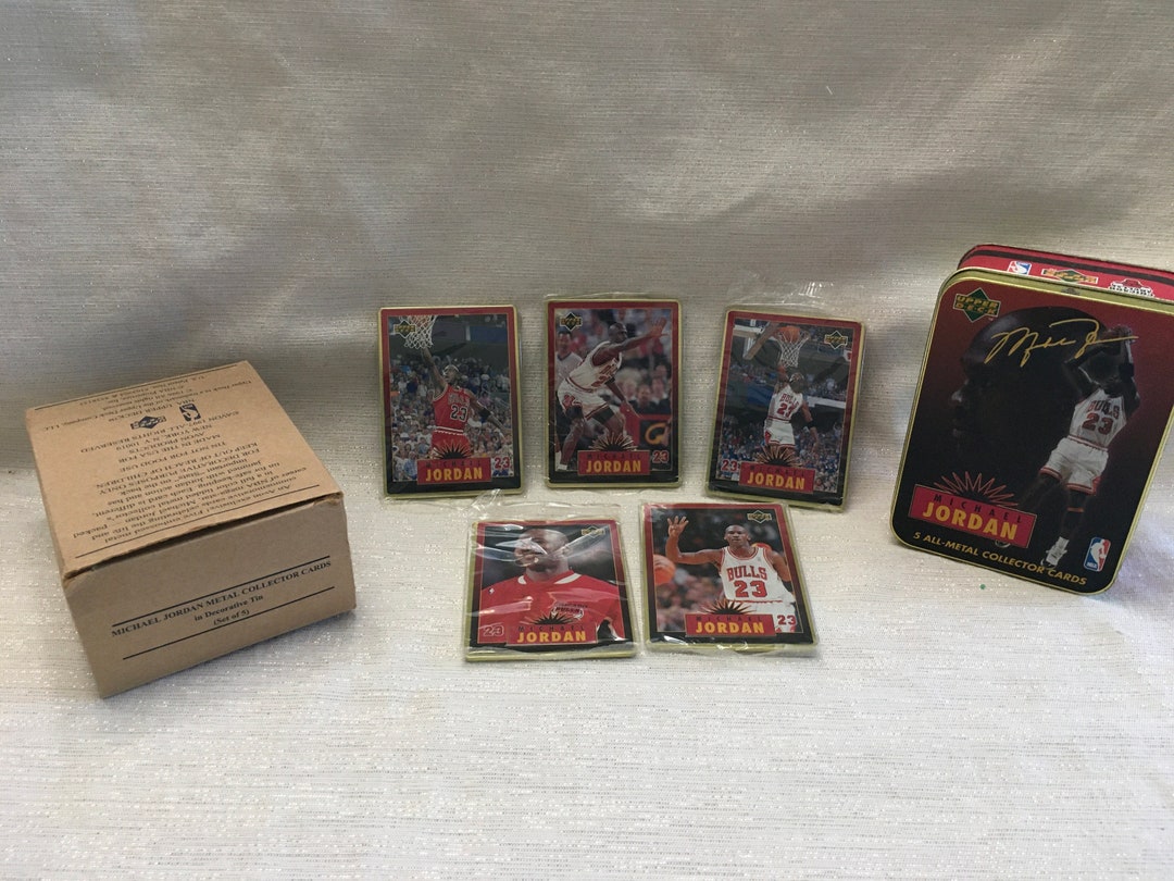 michael jordan all metal collector cards