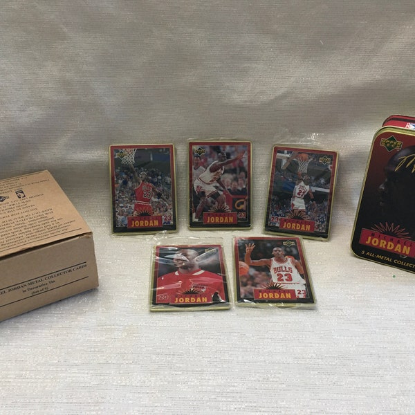michael jordan metal cards
