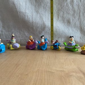 Vintage Flintstones Toys - Figures - Ink Stamps