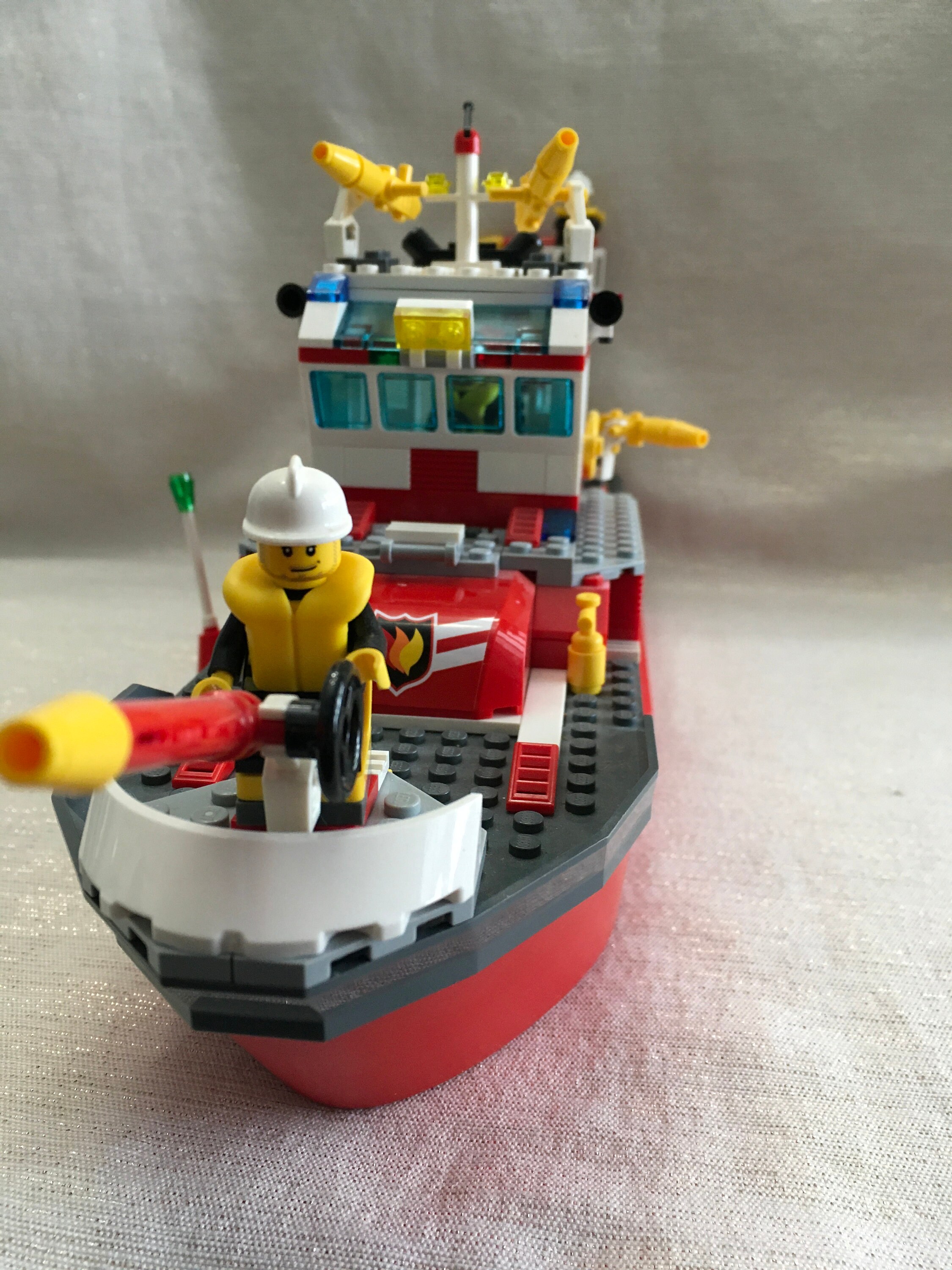 Retired Lego City Fireboat 7207 Etsy Canada