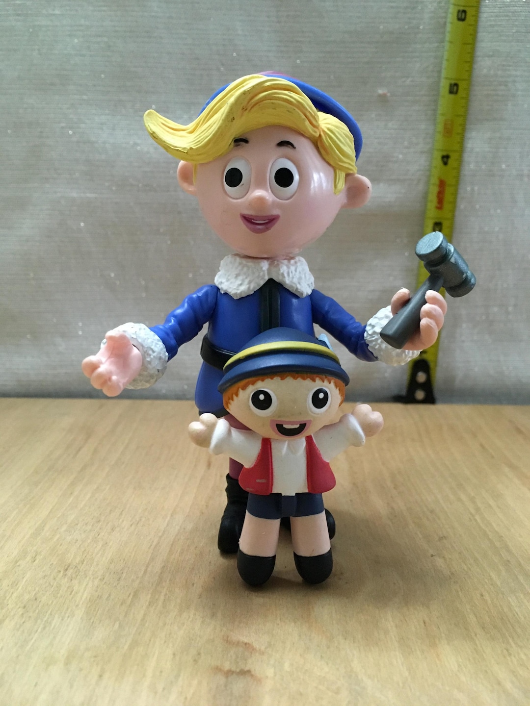 Vintage Rudolph the Red Nosed Reindeer Hermey and Doll Figures - Etsy