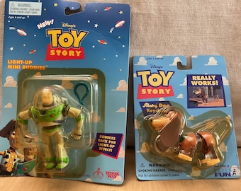Vintage Toy Story Character Key Chains
