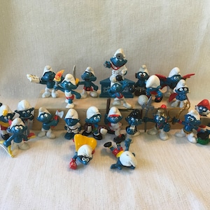 Vintage Schleich Smurf Figures 70/80’s