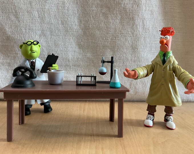 Jim Henson’s the Muppets Bunsen and Beaker Figures - Etsy
