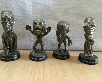Universal Studios Monsters Little Big Head Toy Fair Figures - Etsy