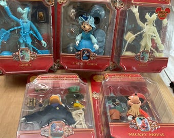 Vintage Disney Mickey’s Christmas Carol Figures
