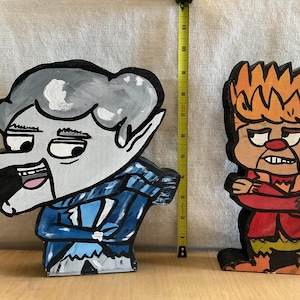 Rankin and Bass The Year Without a Santa Claus Miser Brother Folk Art Figures