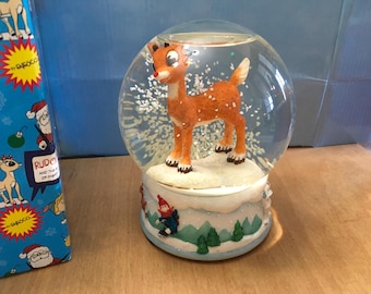 Vintage Rudolph the Red-nosed Reindeer Enesco Charlie in the