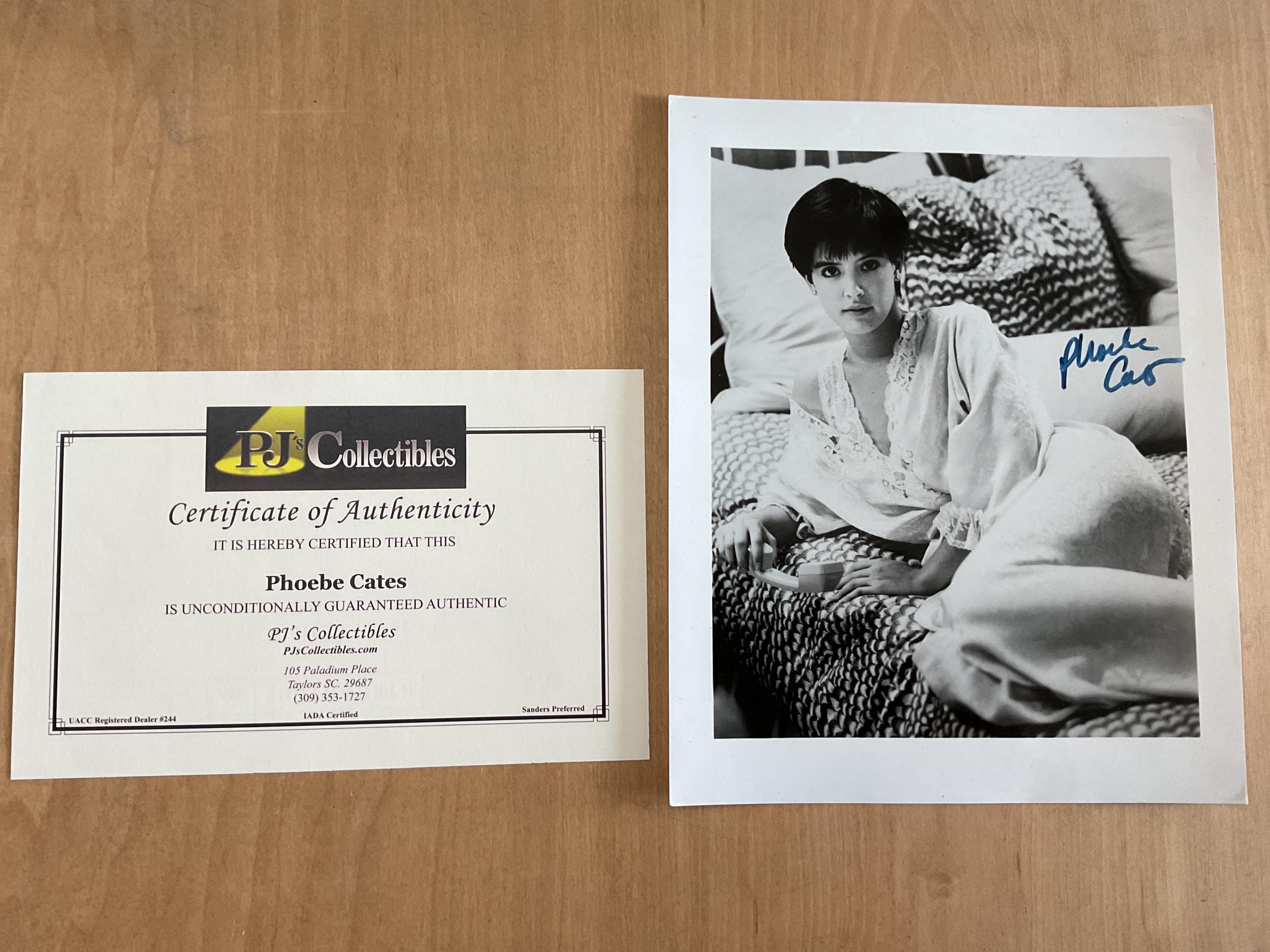 Phoebe Cates Autographed Glossy Black and White Photograph - Etsy