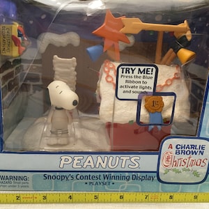 Vintage A Charlie Brown Christmas Snoopy Figure Collection