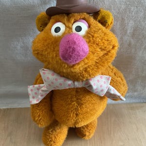 Vintage The Muppet Show Fozzie Bear Plush Fisher Price
