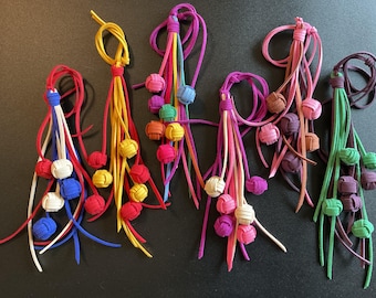 Monkey fist dangles for purse, bags, keychain, or anything needing some bling!!