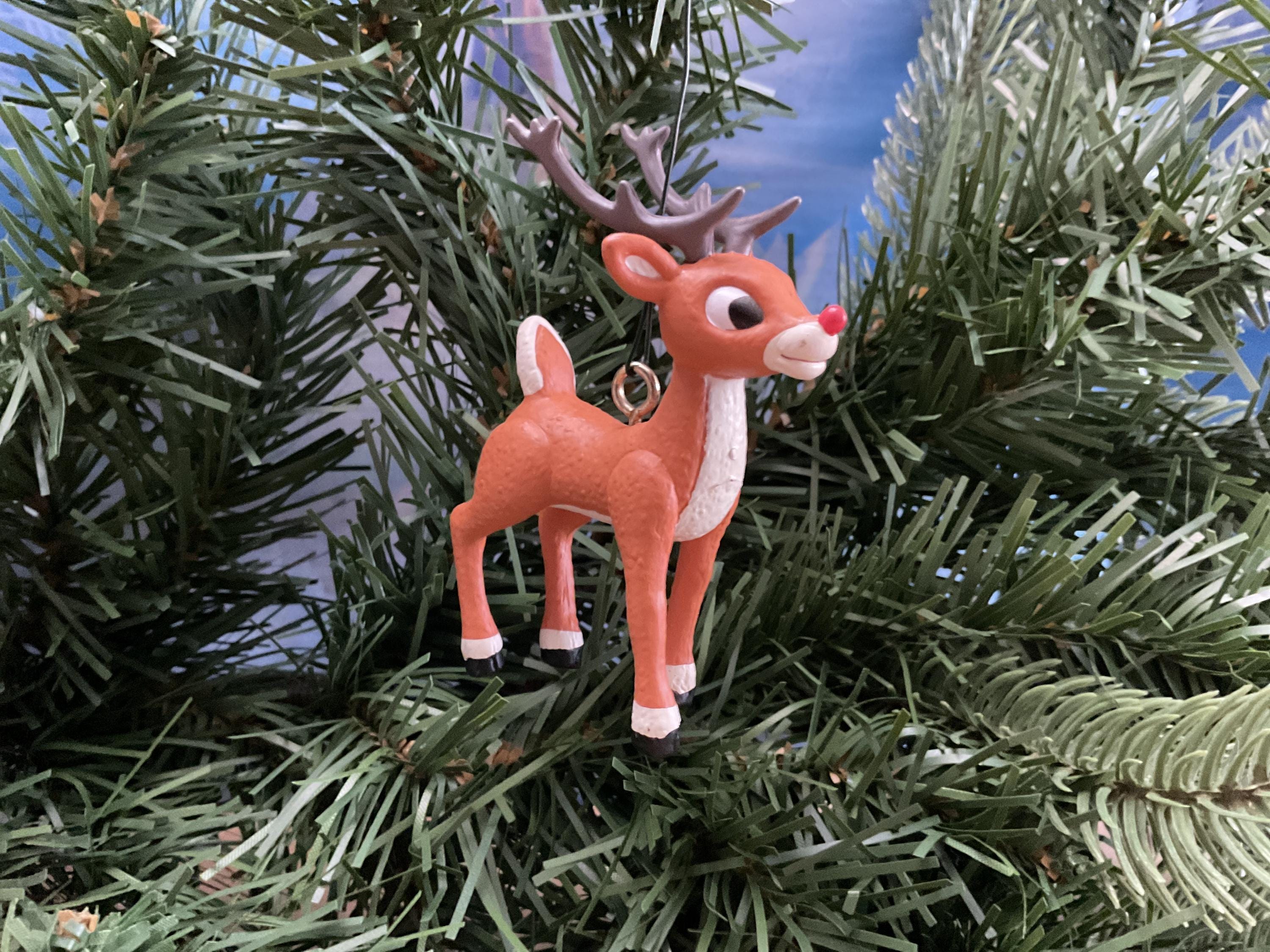 Vintage Rudolph the Red Nosed Reindeer Ornaments - Etsy