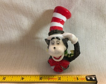 Vintage Dr Seuss Cat in the Hat Figurine Trinket Box