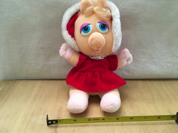 Vintage 1987 Miss Piggy Muppet Baby Plush - Etsy