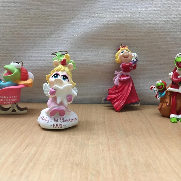Vintage The Muppets Carlton Heirloom Collection 1993 Ornaments