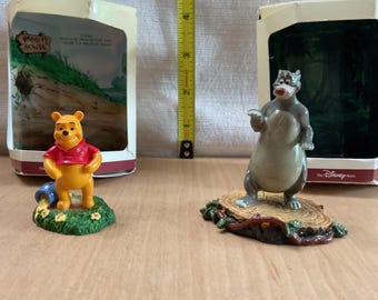 Disney Winnie the Pooh and Baloo Tiny Kingdom Figures NIB